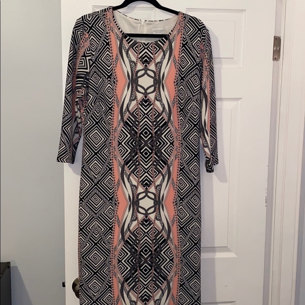 Printed a-line dress
